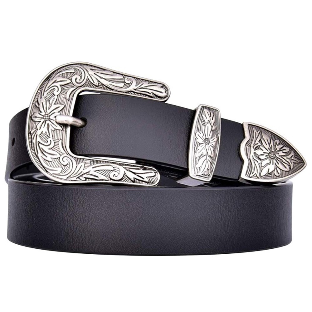 Women’s vintage western leather belt